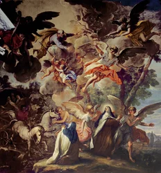 Erscheinung des Heiligen Josef bei der Heiligen Theresa